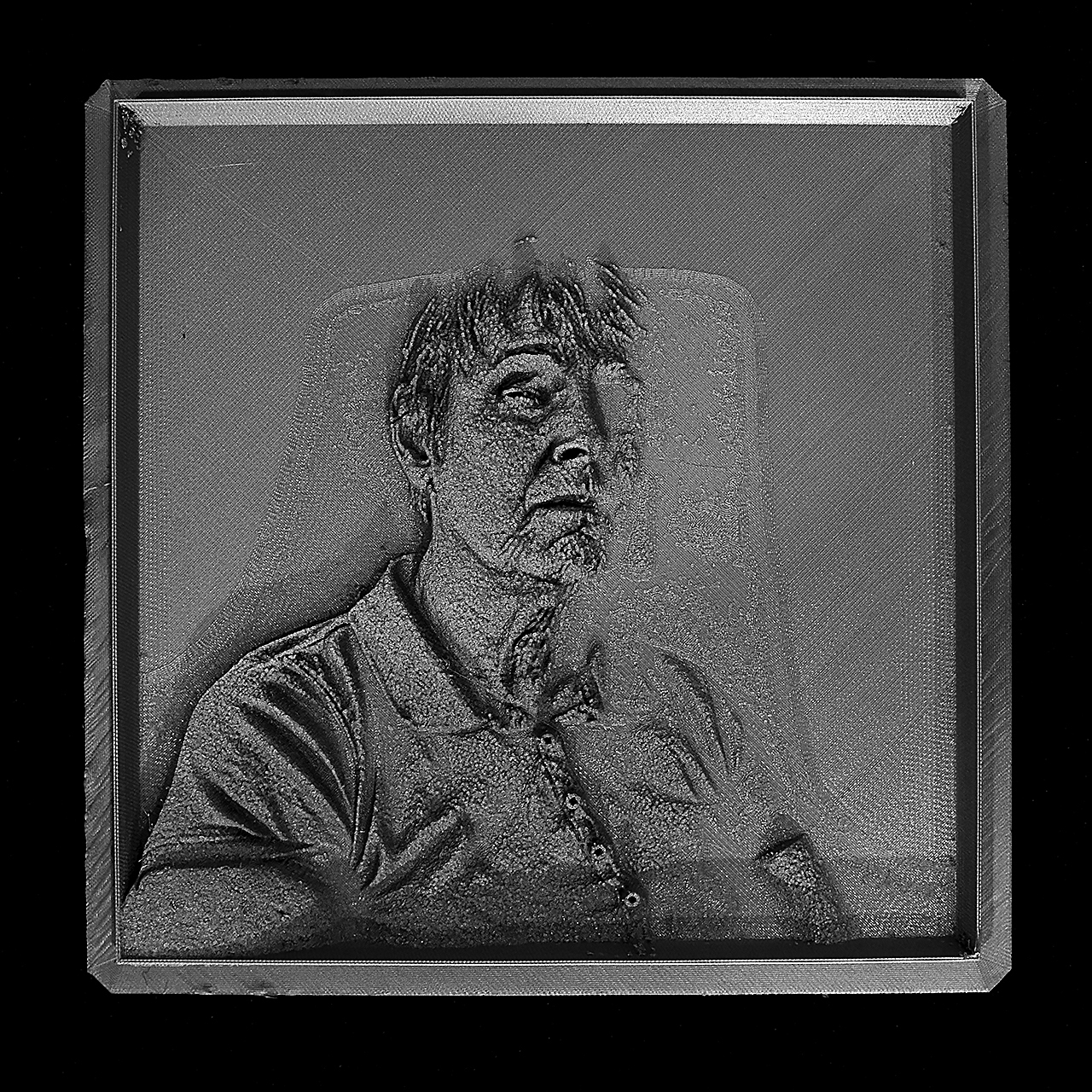 #03 - Portraits for the Visually Impaired, 3D Printed Relief